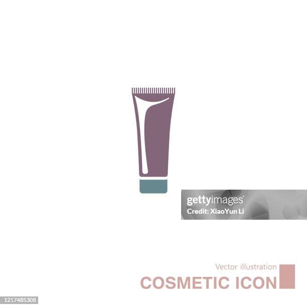 ilustrações de stock, clip art, desenhos animados e ícones de vector drawn cosmetics. - creme tube