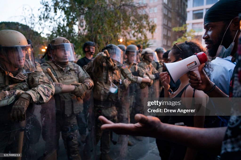 Protesters Demonstrate In D.C. Against Death Of George Floyd By Police Officer In Minneapolis