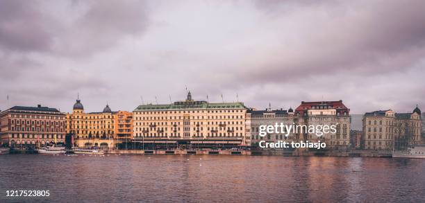 stockholm skyline - stockholm syndrome stock pictures, royalty-free photos & images