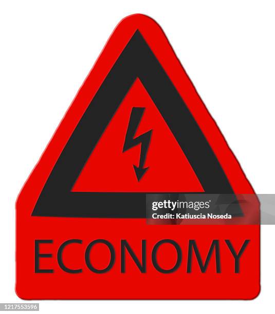 Economic Signals Sign Economic Warning Signs Increase Photos and Premium High Res Pictures ...