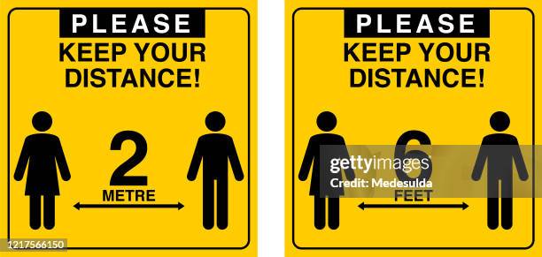 soziale distanz - regeln stock-grafiken, -clipart, -cartoons und -symbole