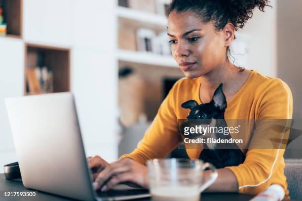 home office - person of colour stock pictures, royalty-free photos & images