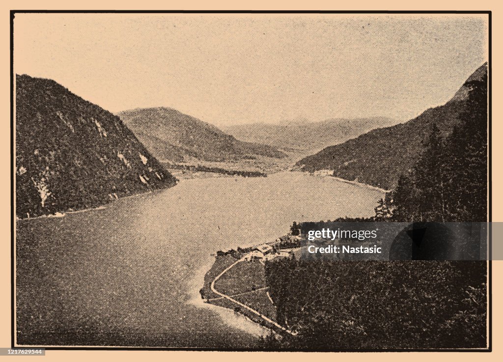 View on Achensee - Achen Lake ,Tyrol, Austria