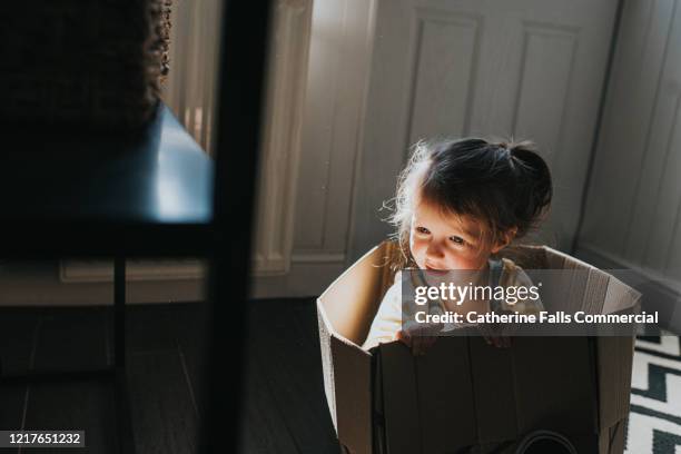 Hiding In Box 790 Child Hiding In Box Stock Photos, High-Res Pictures, and Images ...