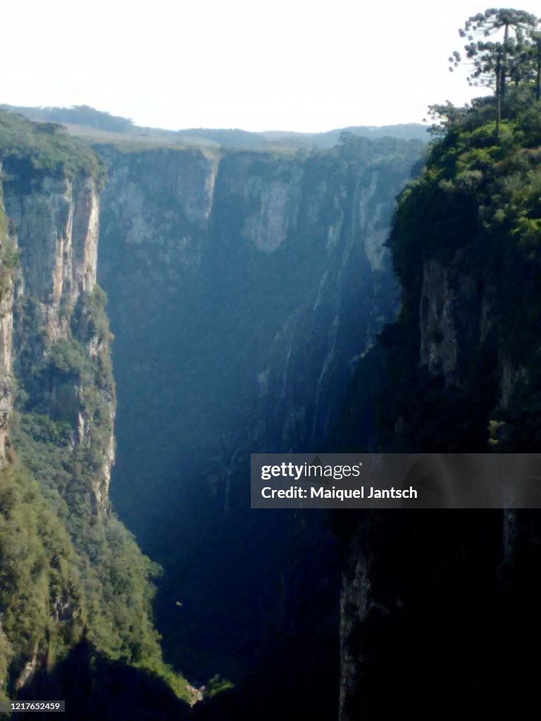 Itaimbezinho Canyon, located in Aparados da Serra National Park in Cambará do Sul, Rio Grande do Sul, Brazil.