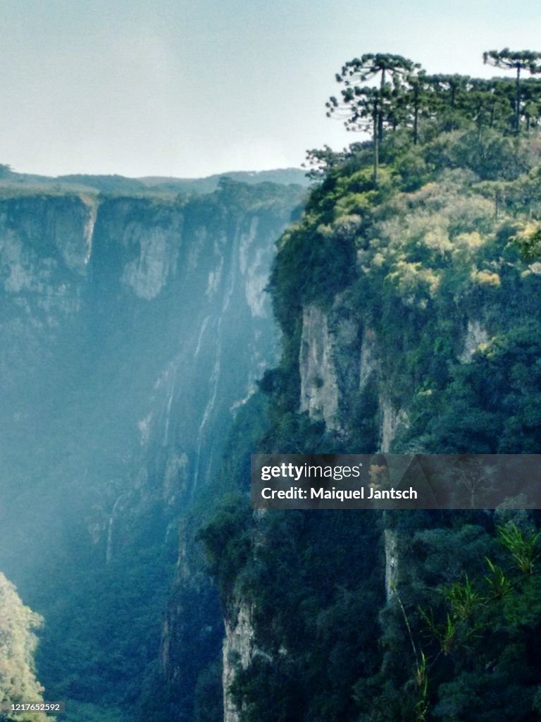 Itaimbezinho Canyon, located in Aparados da Serra National Park in Cambará do Sul, Rio Grande do Sul, Brazil.
