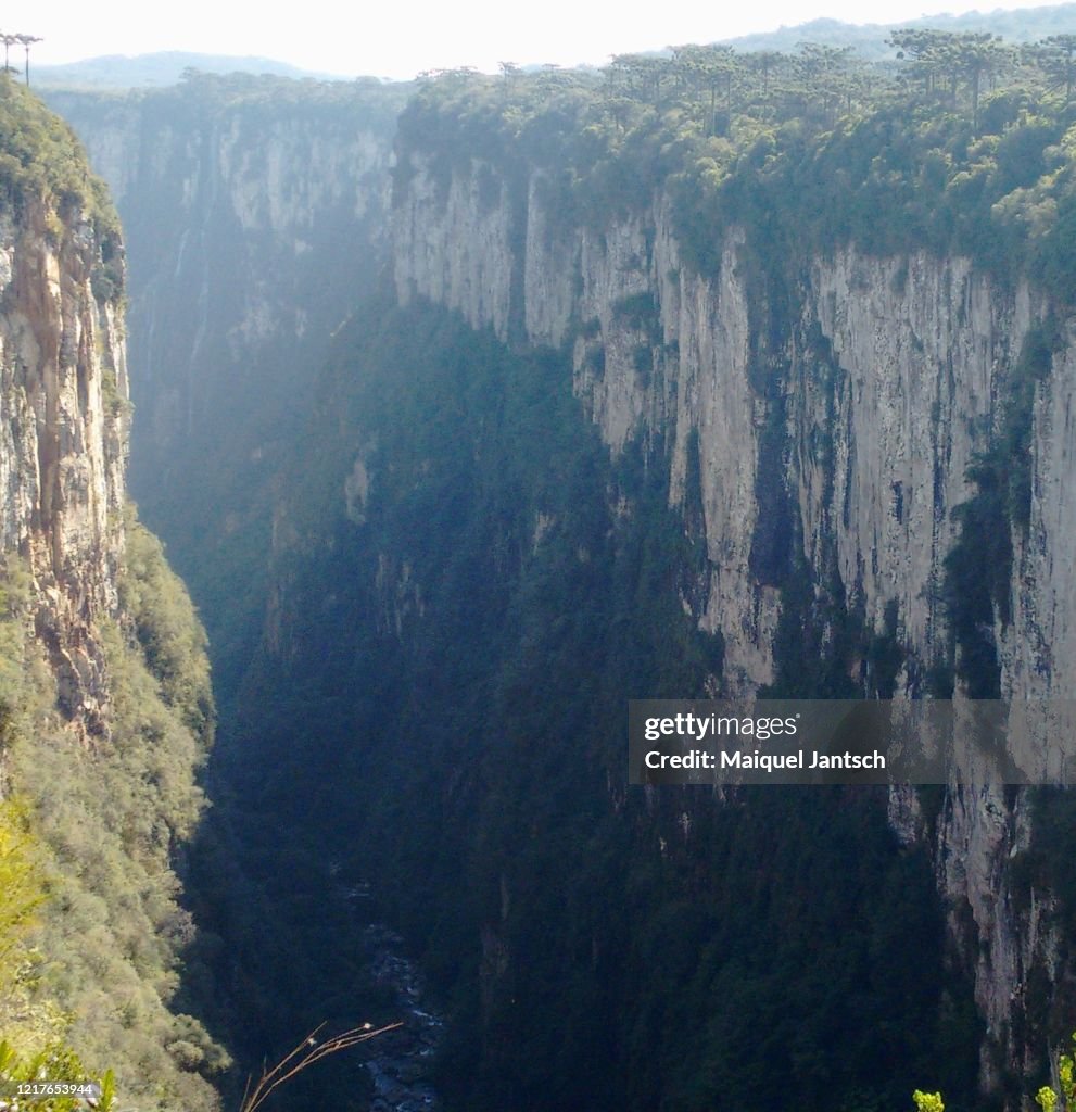 Itaimbezinho Canyon, located in Aparados da Serra National Park in Cambará do Sul, Rio Grande do Sul, Brazil.