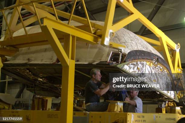 Nasa Command Pod Orbital Maneuvering System Oms Pods And A Photos and Premium High Res ...