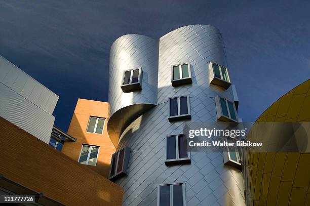 ma, cambridge, mit, the stata center - cambridge massachusetts stockfoto's en -beelden