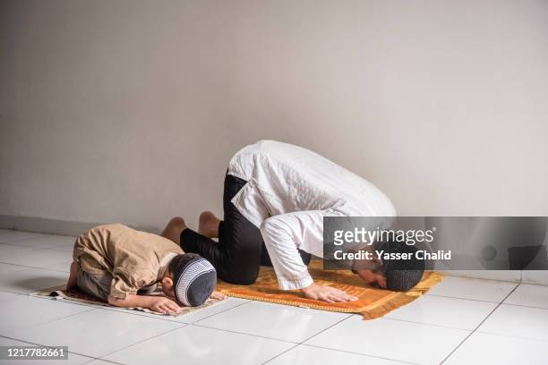 Father and Son Praying