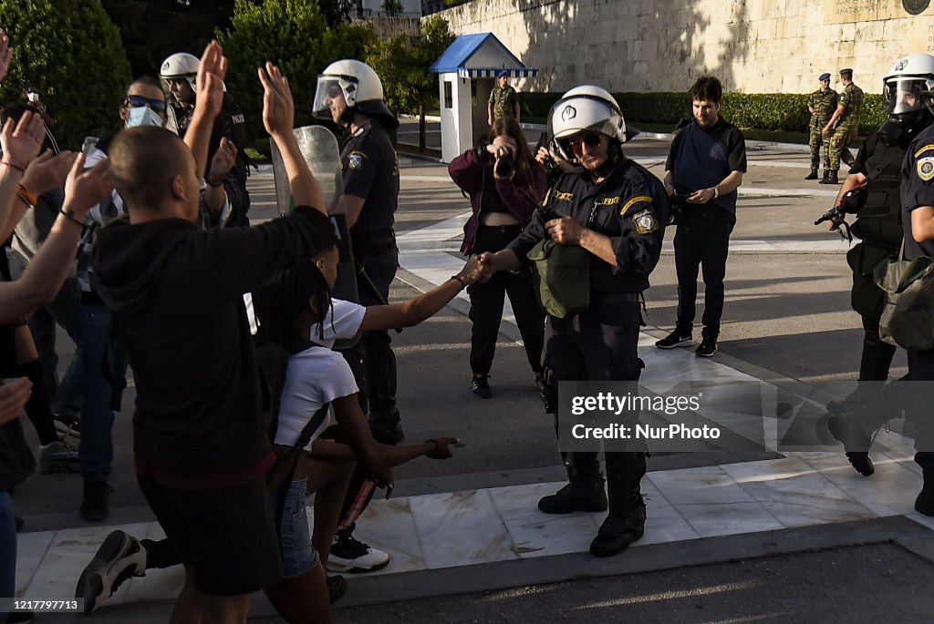 Protest Against Police Violence In USA