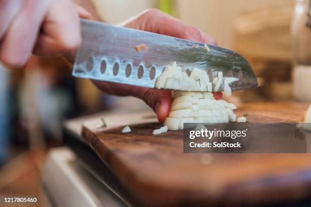 chopping onions - cebola imagens e fotografias de stock