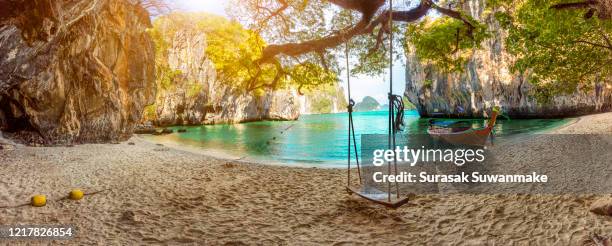 blue water at  lao lading island, krabi province, thailand - phuket province stock-fotos und bilder