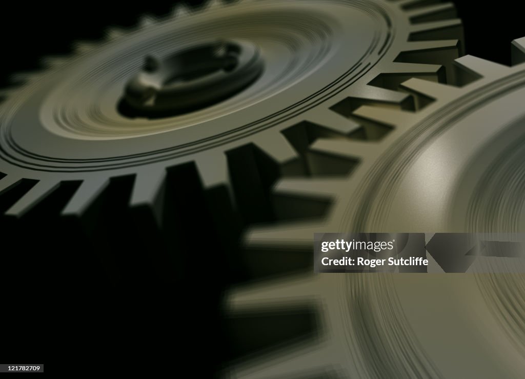 Machine Cogs Computer Generated Image High-Res Vector Graphic - Getty ...