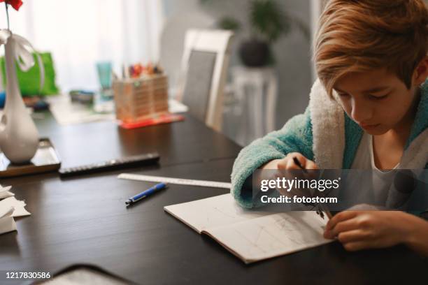 Kids Using A Compas 141 Compass For Kids Drawing Stock Photos, High-Res Pictures, and ...