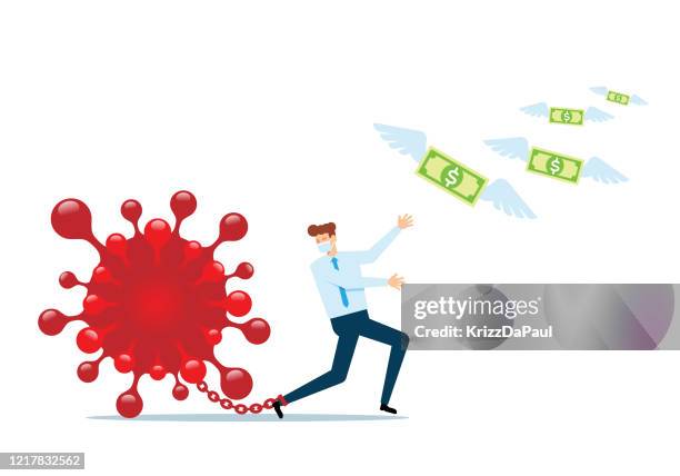 virus crisis - pharma rep stock illustrations
