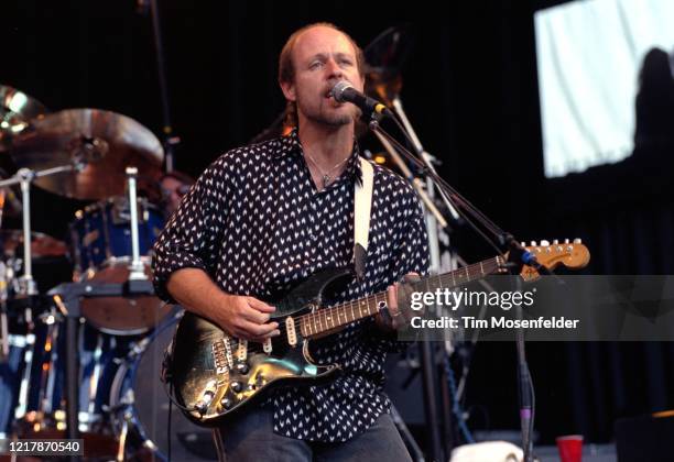 Paul Barrere of Little Feat performs at Shoreline Amphitheatre on October 6, 1991 in Mountain View, California.