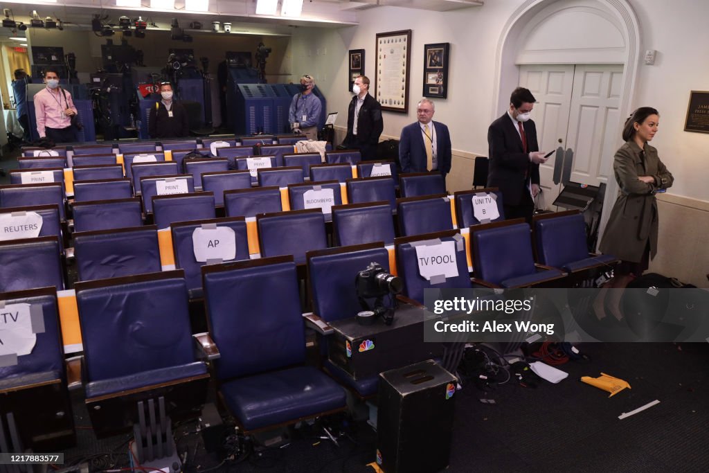 White House Coronavirus Task Force Holds Daily Briefing At The White House