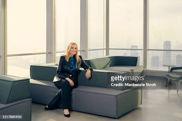 Chief content officer at Spotify, Dawn Ostroff is photographed for Billboard Magazine on November 11, 2019 in New York City.