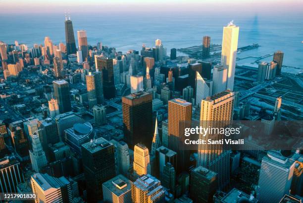 Skyline on November 7, 1986 in Chicago Illinois.