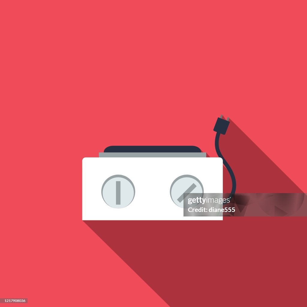 Flat Design Home Appliance Icon