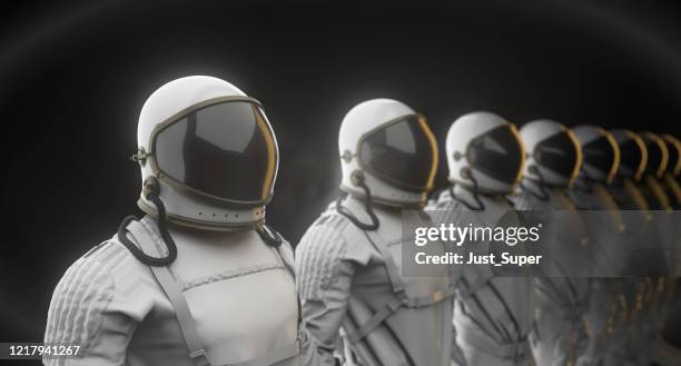 spacesuit, astronaut, mars exploration - nasa kennedy space centre stock pictures, royalty-free photos & images