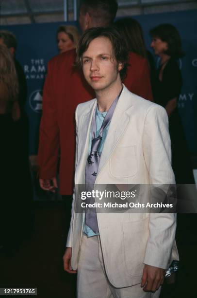 American singer-songwriter and musician Beck attends the 43rd Grammy Awards, held at the Staples Center in Los Angeles, California, 21st February...