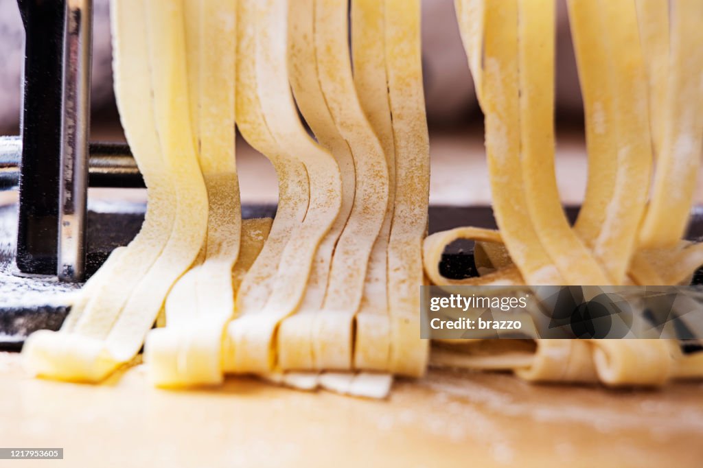 Shredded pasta