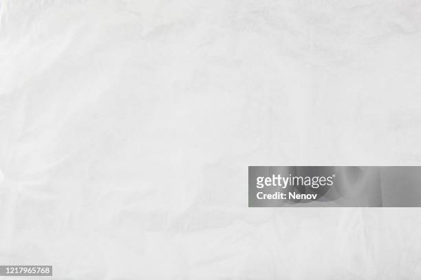 texture of crumpled white paper - full frame stock pictures, royalty-free photos & images