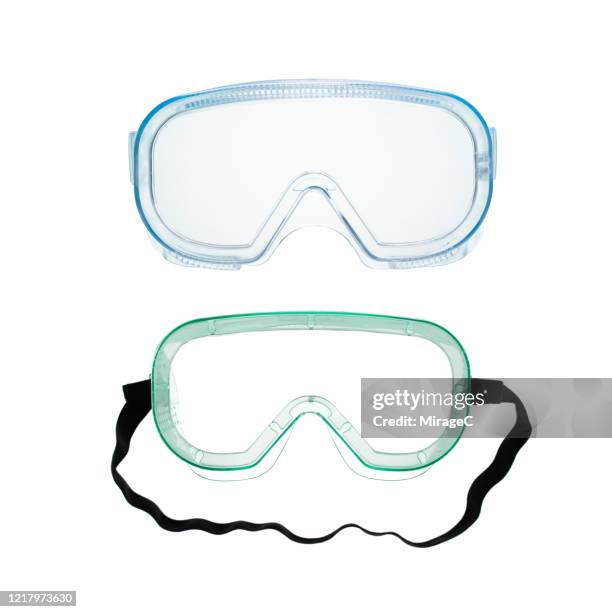 protective eyewear on white - protective eyewear 個照片及圖片檔