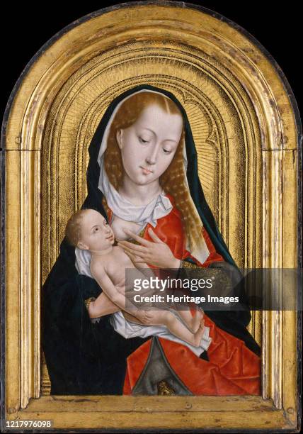 Virgin and Child, 1475-99. Devotional Virgo lactans, became extremely popular in fifteenth-century painting,. Artist Master of the Saint Ursula...