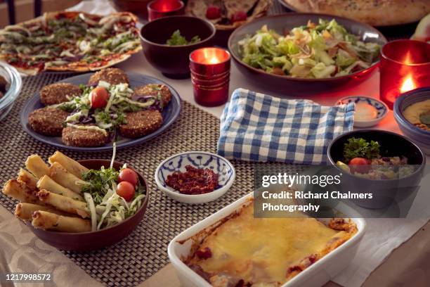 middle eastern muslim food for ramadan - ramadan fasting stock pictures, royalty-free photos & images