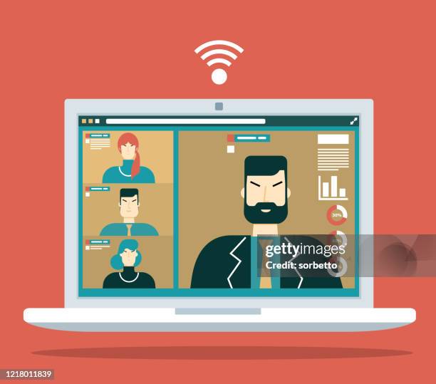 Social Distance Conference Setups Social Distance Business People High Res Illustrations - Getty Images