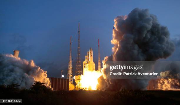 The launch of Ariane 5 VA250 at the Guyane European Spaceport.With the 250 launch of Ariane launcher family, this year 2020 Arianespace celebrates...