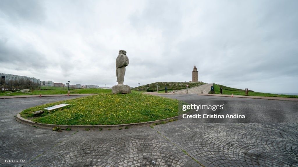 Panoramic Street Views During Coronavirus In Spain