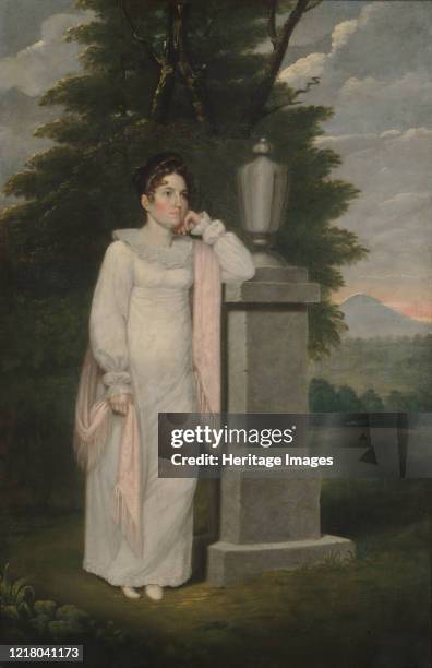 Mrs. Cephas Thompson , circa 1810-20. Artist Cephas Thompson.