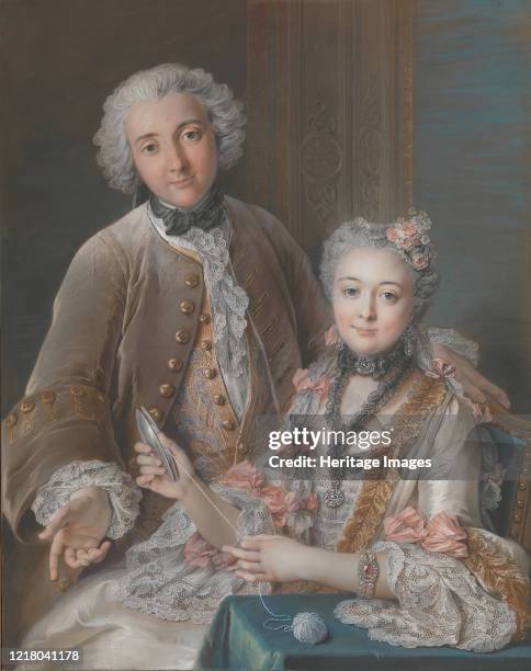 François de Jullienne and His Wife , 1743. Artist Charles-Antoine Coypel.