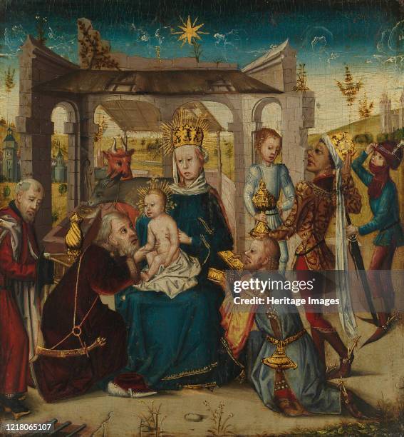 Adoration of the Magi, circa 1470-90. Artist Unknown.