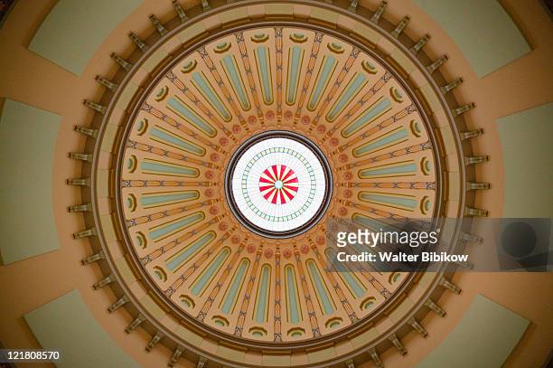 dome, ohio state capitol  - columbus ohio statehouse stock pictures, royalty-free photos & images