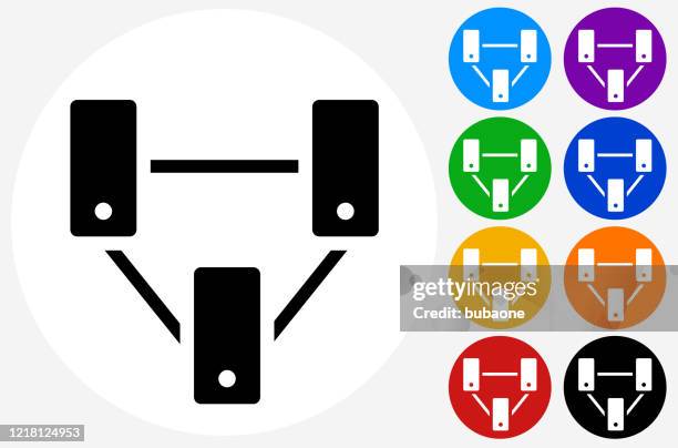 computer server icon - technology server room stock illustrations