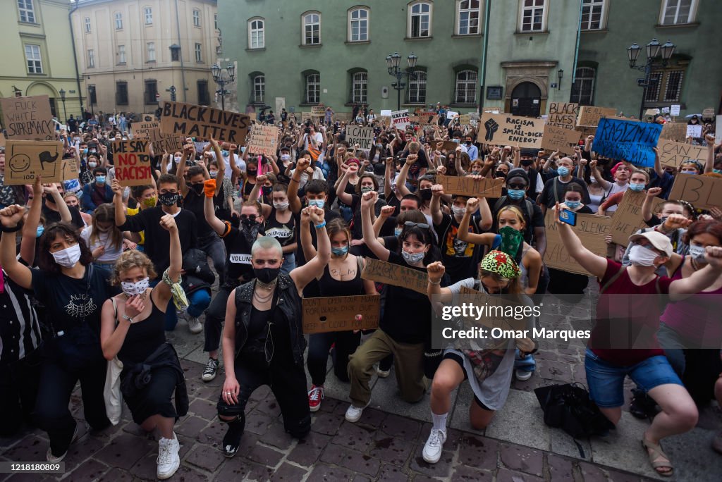 People In Poland Protest Against Police Violence And Racism