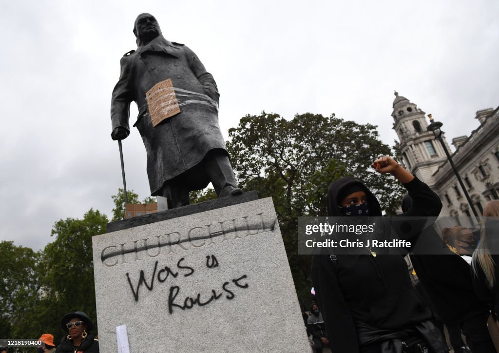 Black Lives Matter Demonstrations In UK Continue Into The Weekend