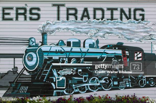 southeast alaska, skagway - skagway train stock illustrations