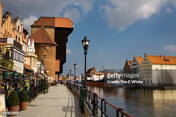 gdansk harbour, poland - gdansk stock pictures, royalty-free photos & images