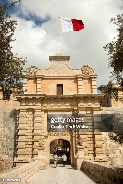 mdina, malta - mdina stock pictures, royalty-free photos & images