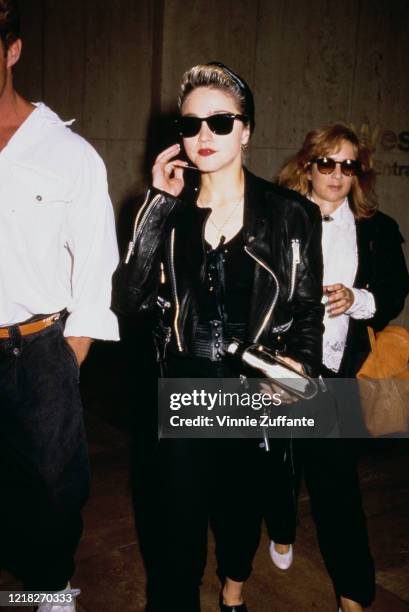 American singer and actress Madonna, circa 1985.
