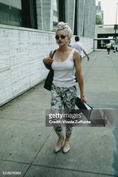 American singer and actress Madonna, circa 1986.