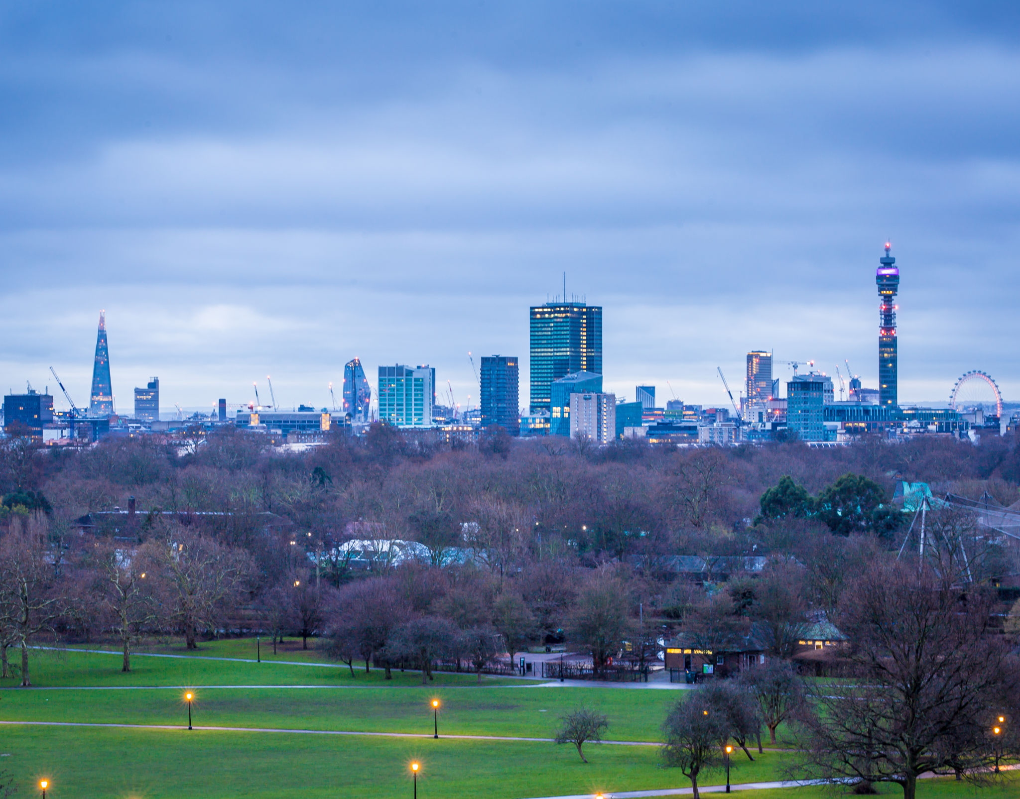 London park winter