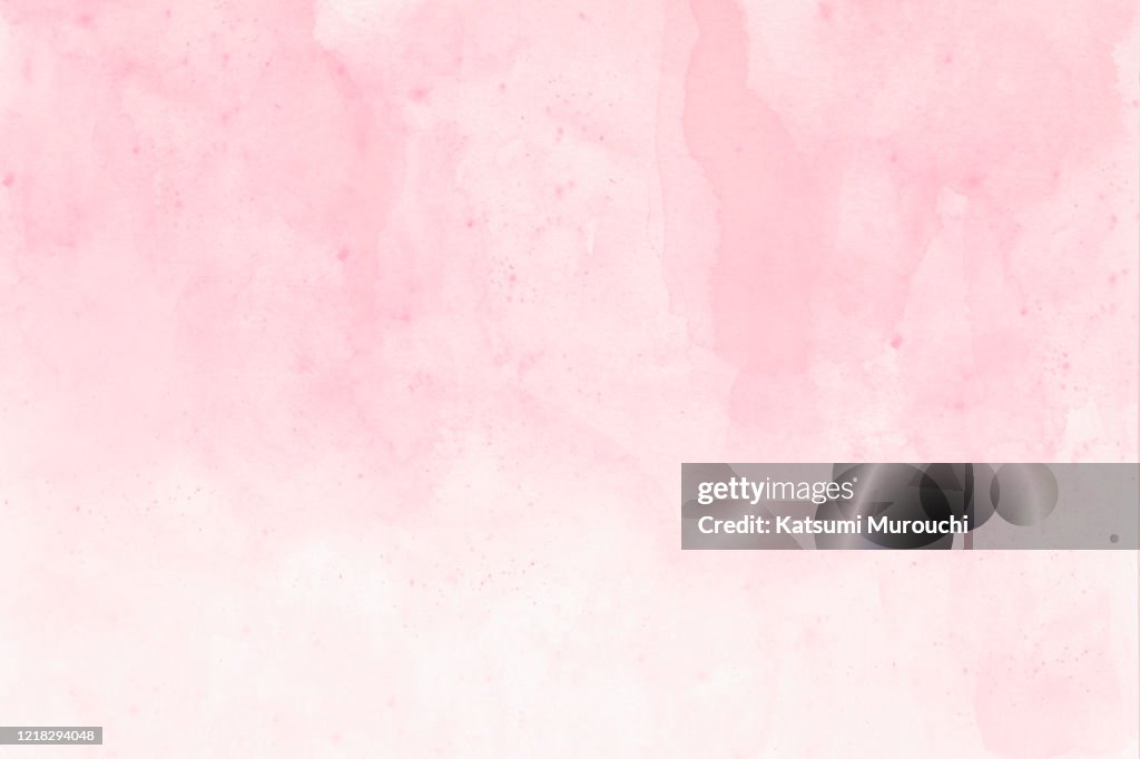 Abstract pink watercolor background