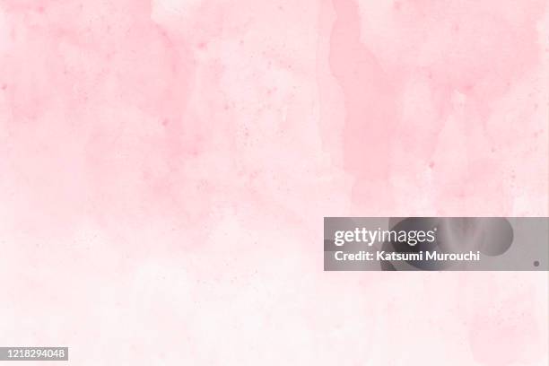 abstract pink watercolor background - watercolour background stockfoto's en -beelden